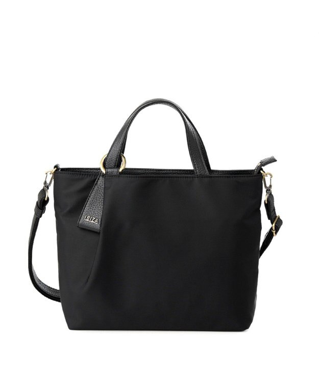 IBIZA ディアリオ　ナイロン　2WAYバッグ 黒