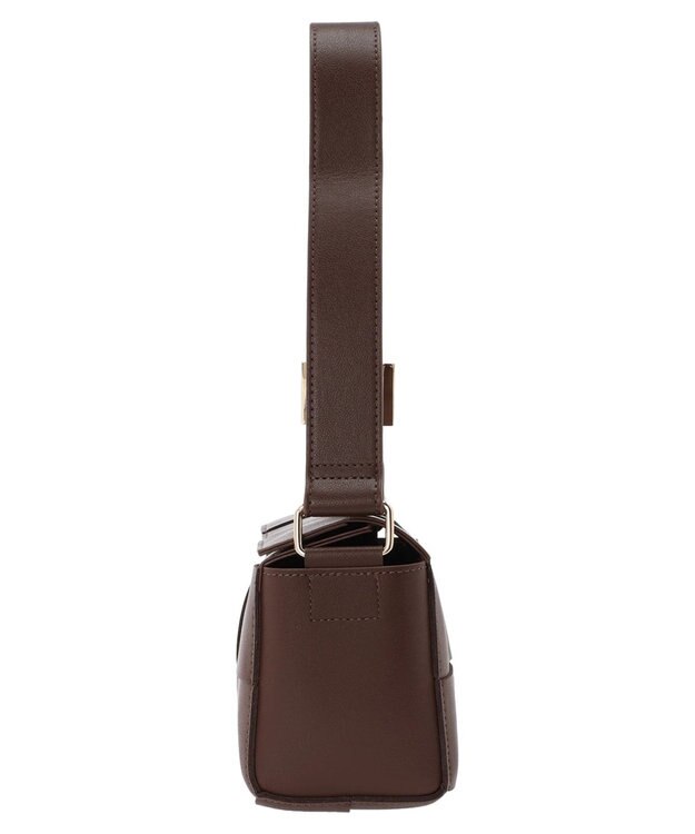 AMERICAN HOLIC 編み込みＢＯＸショルダーＢＡＧ Brown