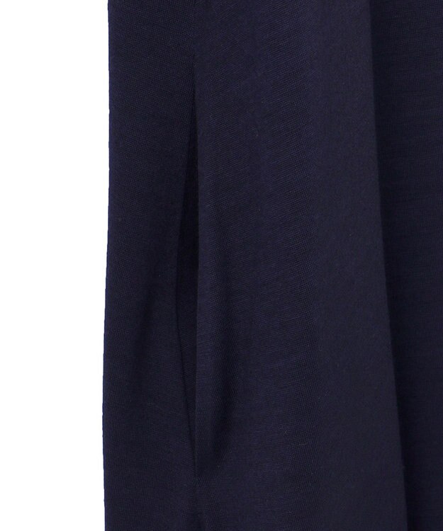 BEIGE， 【洗える】CALDANA / タートルネックロングドレス Navy