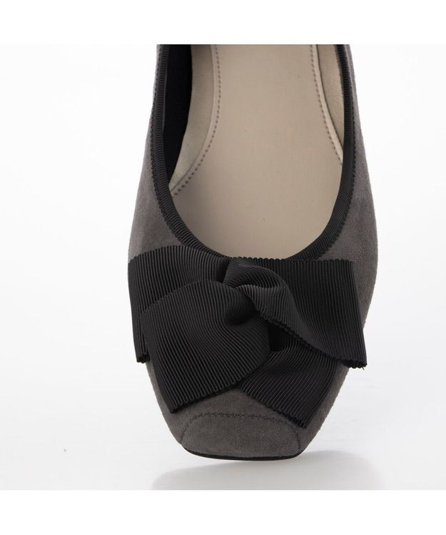 Riz raffinee <Riz raffinee>グログランリボンバレエパンプス グレースエード