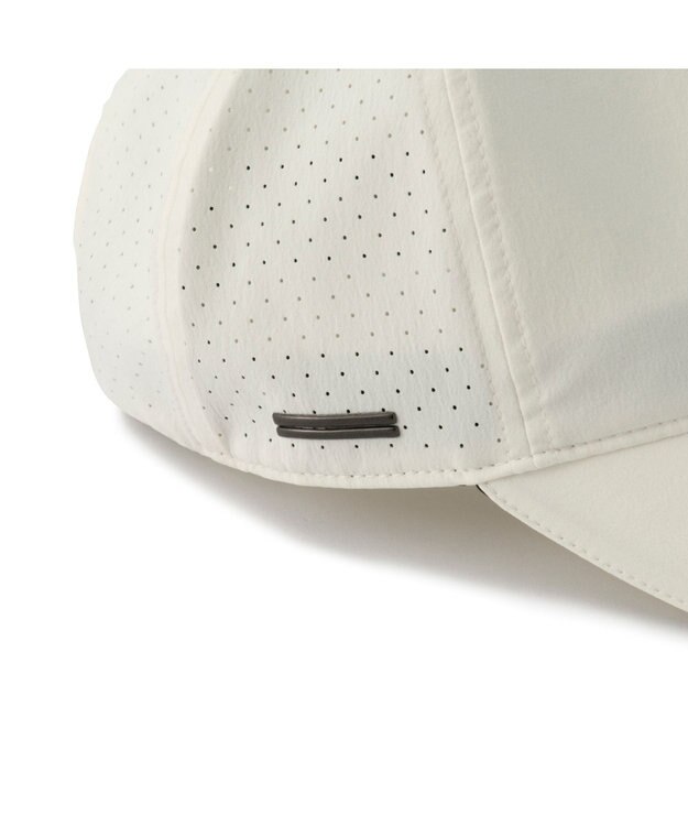 ZERO HALLIBURTON 【快適フィット】メタリックロゴキャップ 85063 ホワイト