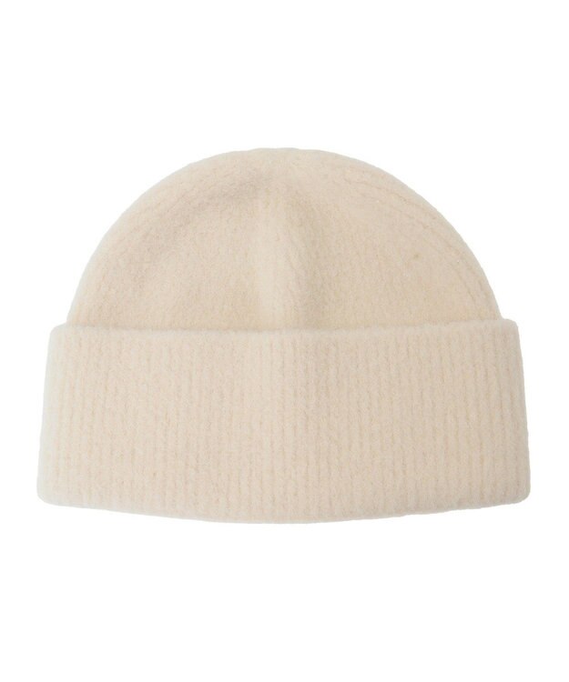 Green Parks ラメニット帽 Ivory