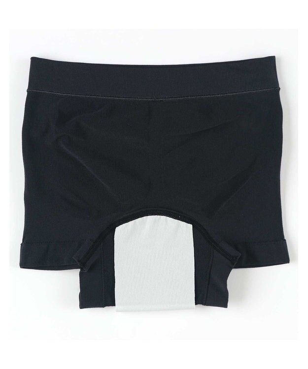 une nana cool S～LLまでワンサイズ設計　編立成型サニタリーショーツ ブラック