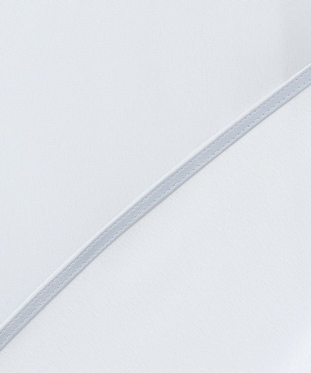 ICB L 【先行予約】 オーガンコンビシャーティング シアーレイヤードスリーブブラウス クラウドサックス