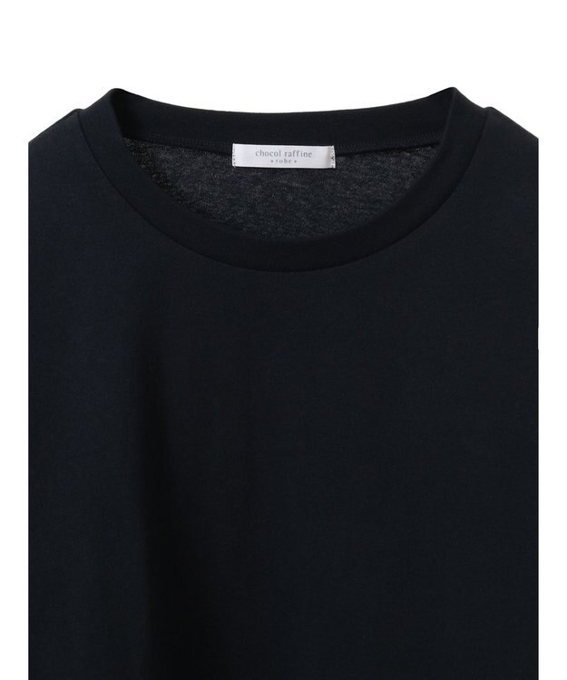 Green Parks 布帛切り替えフレアカットプルオーバー Navy