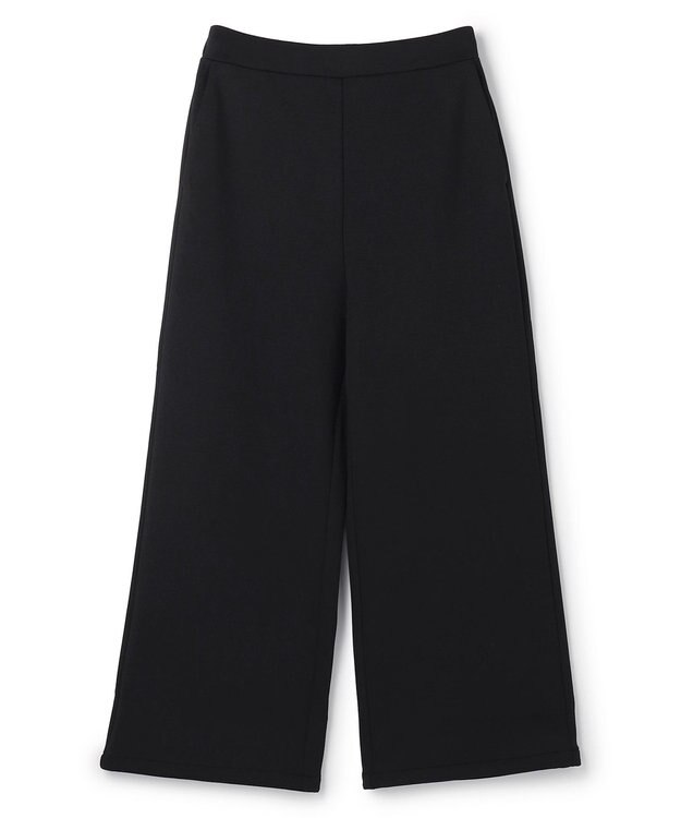 UNFILO L 【野呂佳代さん着用】BEAUTY FORM JERSEY イージーパンツ ブラック