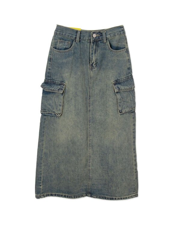WEGO カーゴデニムスカート デニム中濃色
