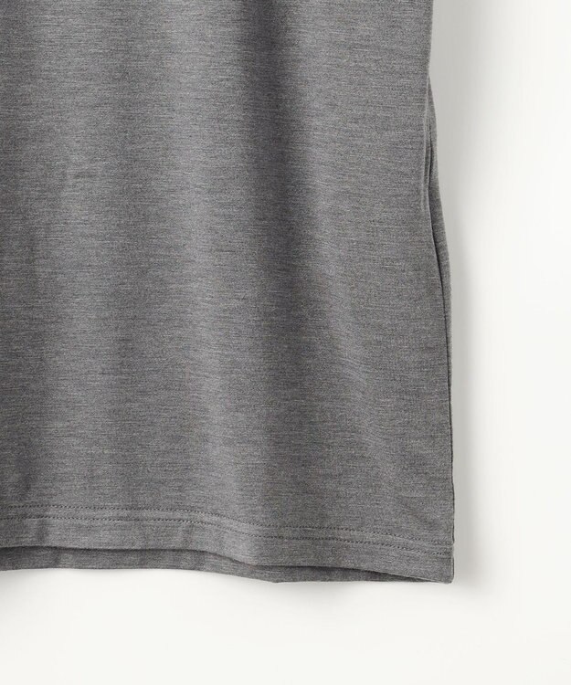 23区GOLF 【MEN】インナーにもおすすめなエニワイズモックネックシャツ ライトグレー系