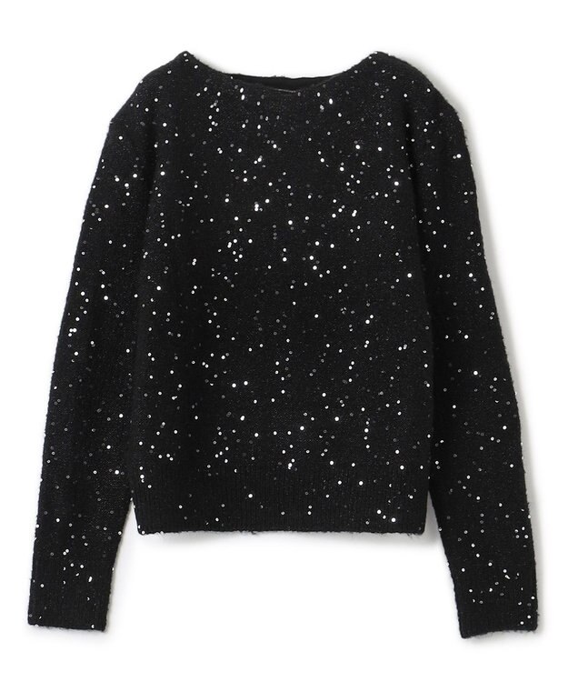 TOCCA 【洗える！】SNOW SRORM KNIT ニットプルオーバー ブラック系