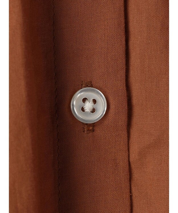 CRAFT STANDARD BOUTIQUE スカラレース袖ブラウス Brown