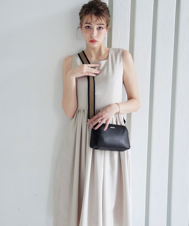 Tiaclasse 【2way/肩紐2TYPE】ちょうどいいサイズのショルダーミニバッグ ブラック