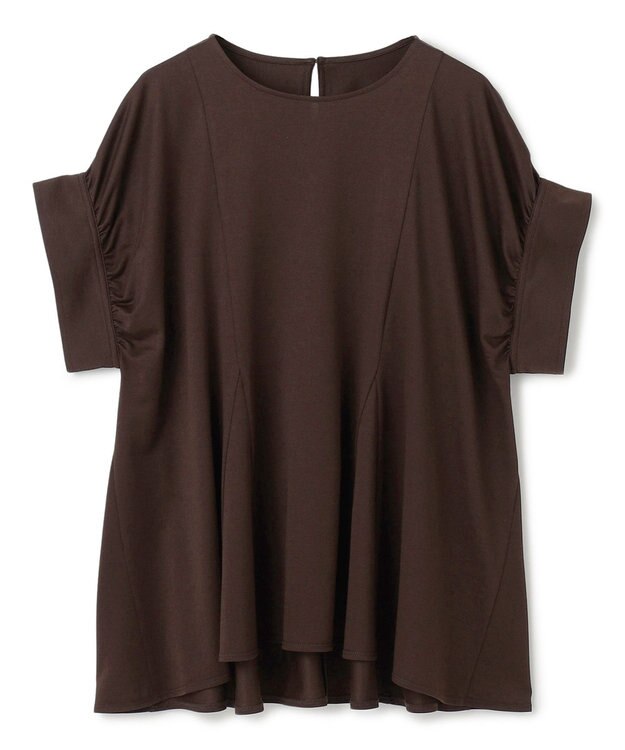 UNFILO ヒートシールドジャージー ボリュームフレアT ブラウン