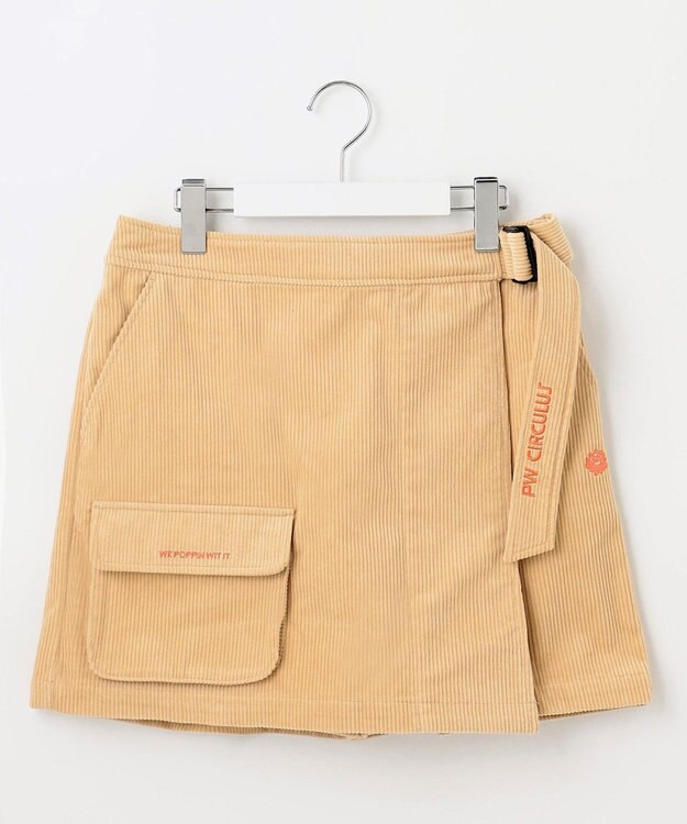 PW CIRCULUS 【WOMEN】コーデュロイ スカート見えショーツ ベージュ系