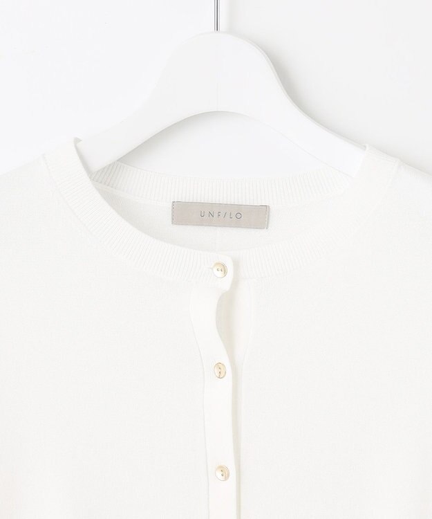 UNFILO 【抗菌防臭】スゴ機能 ニット カーディガン オフ