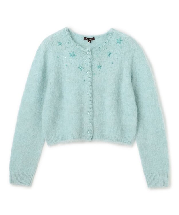 TOCCA MIDNIGHT STAR カーディガン スカイブルー系