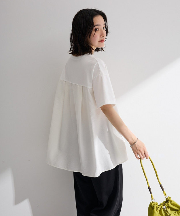Green Parks バックタックドッキングプルオーバー Off White