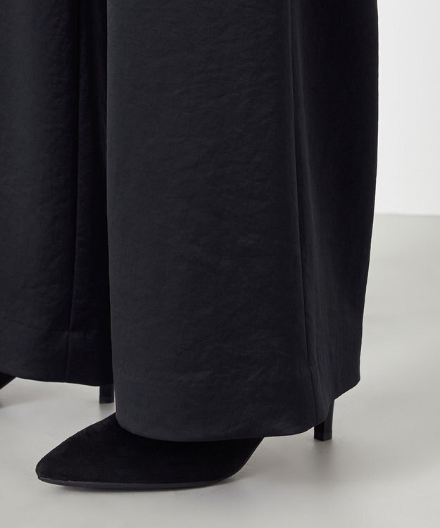 NAVE 【Nave】クラッシュサテン パンツ ブラック系