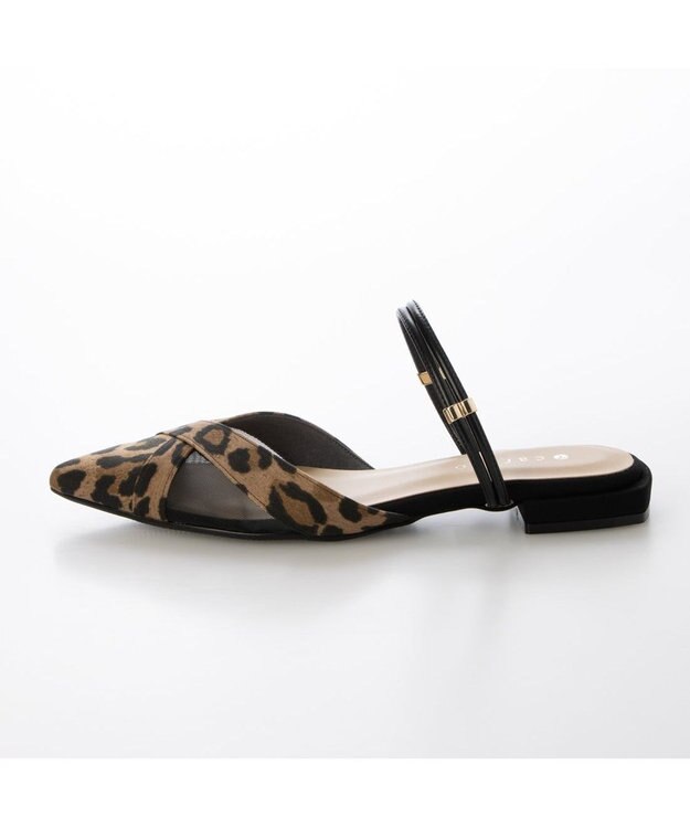 MODE ET JACOMO <carino>【２WAY】バックベルトサンダルパンプス ベージュキジ