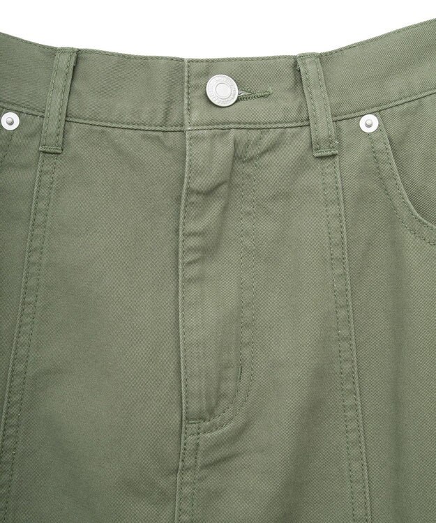 Green Parks チノマーメイドスカート Khaki