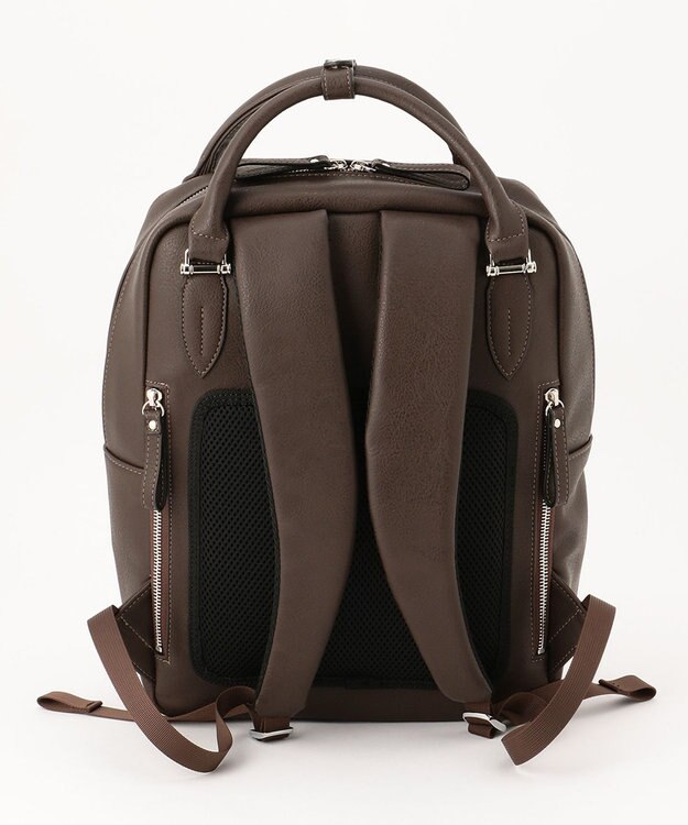 UNBILLION Otias アンティークタイプ合皮2WAYリュック ダークブラウン