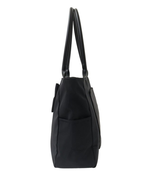 Maison de FLEUR フロントリボンキャリーオンバッグ Black