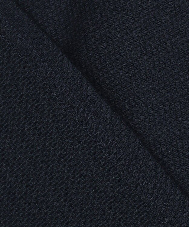 23区GOLF 長く愛せる定番人気！【MEN】【日本製】ハニカムカノコ 長袖ポロシャツ ネイビー系