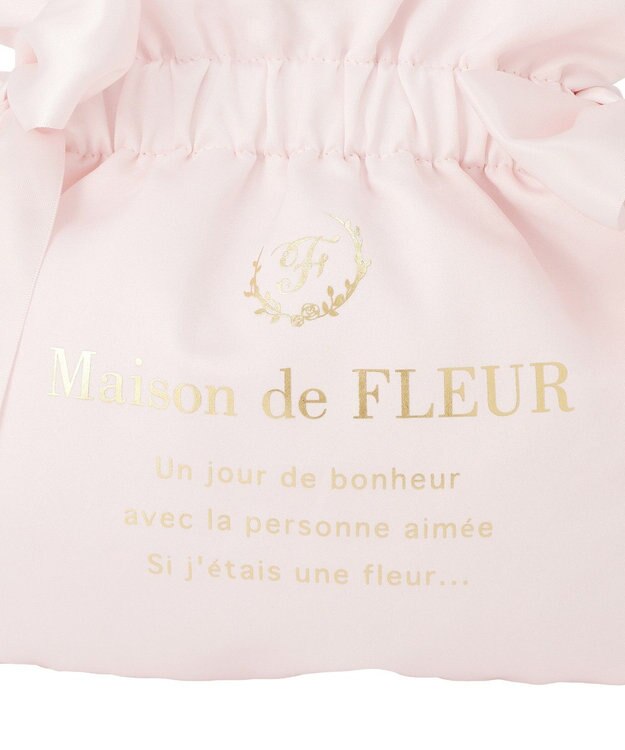 Maison de FLEUR ダブルリボン2Wayトートバッグ Pink