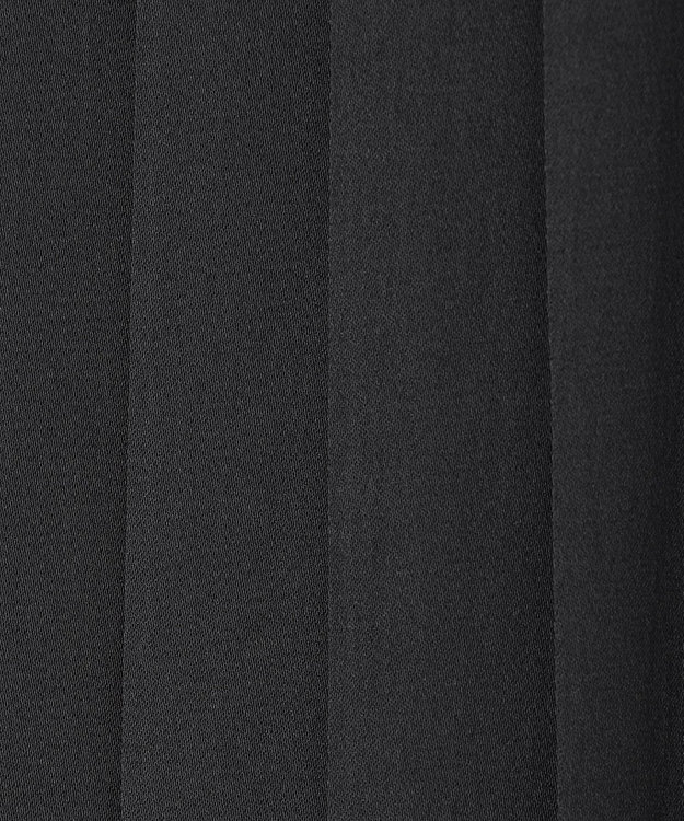 自由区 【XSサイズ～/洗える】ライトサテンプリーツ ワンピース ネイビー系