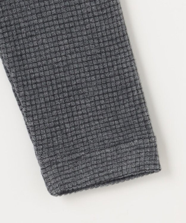 JOSEPH ABBOUD MOUNTAIN 【吸湿発熱/蓄熱保温/】 ソフトウォームワッフルタートル プルオーバー カットソー グレー系