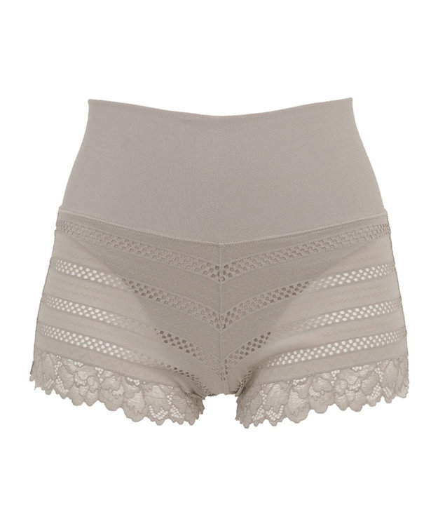 BRADELIS New York 【BRADELIS Me】 オールインワンスタイルショーツ ブラデリス 綿混ショーツ ダークグレージュ