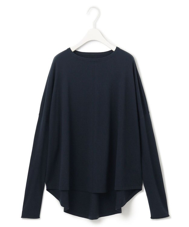 ICB 【洗える】 ヴィスコースワイド プルオーバー ネイビー系