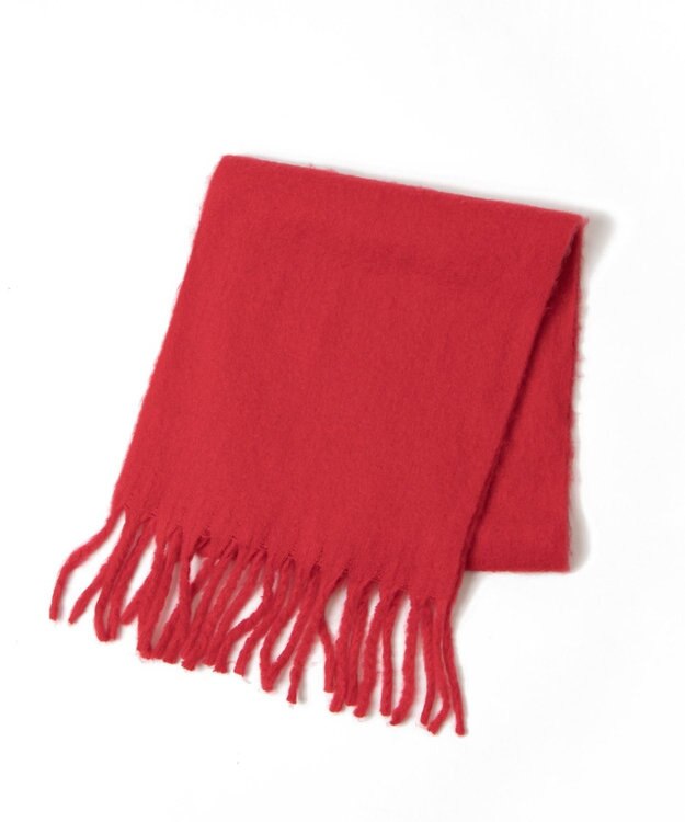 WEGO 【ユニセックス着用ITEM】ワイドフリンジストール レッド