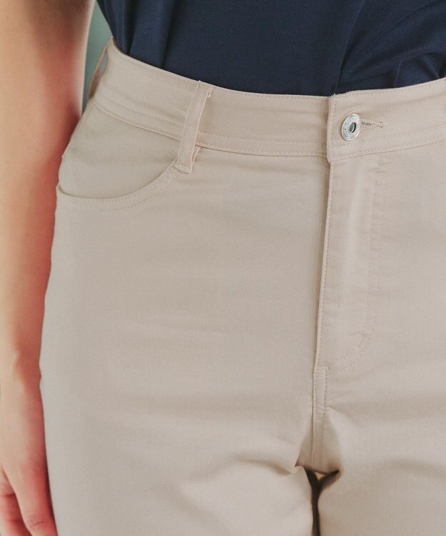 Tiaclasse L アンクルテーパードパンツ ライトベージュ