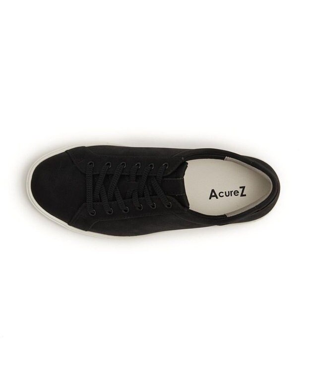 AcureZ フィット感◎ キレイ色スニーカー「母趾にやさしいスニーカー」 ブラック