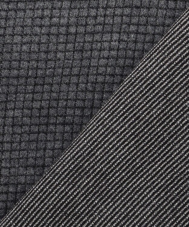 JOSEPH ABBOUD MOUNTAIN 【吸湿発熱/蓄熱保温/】 ソフトウォームワッフルタートル プルオーバー カットソー グレー系