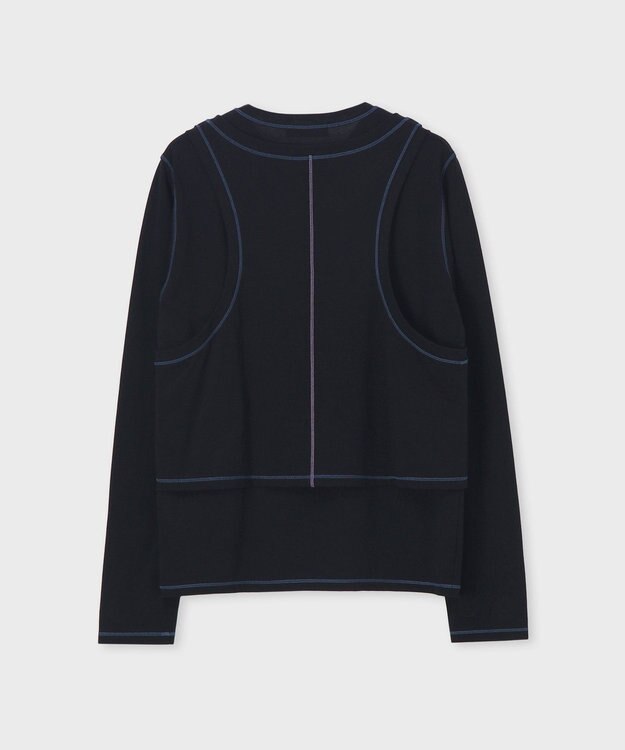 Paul Smith レイヤード シアー カットソー ブラック
