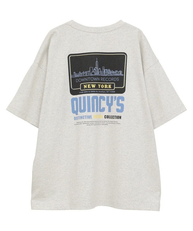 AMERICAN HOLIC CityプリントTシャツ Oatmeal