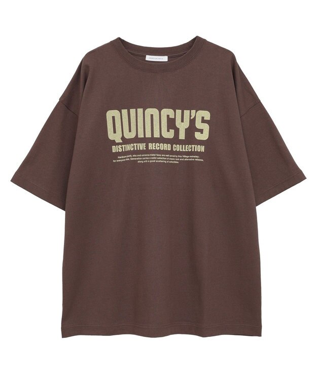 AMERICAN HOLIC CityプリントTシャツ Brown