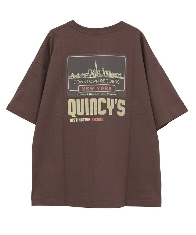 AMERICAN HOLIC CityプリントTシャツ Brown