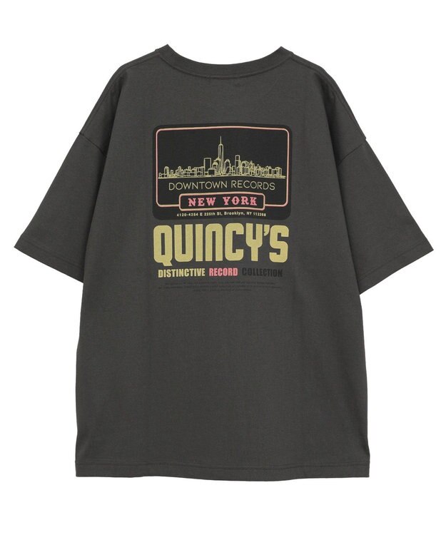 AMERICAN HOLIC CityプリントTシャツ Charcoal Gray