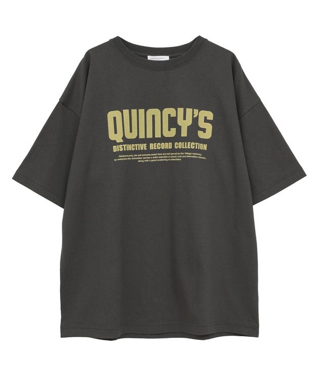 AMERICAN HOLIC CityプリントTシャツ Charcoal Gray