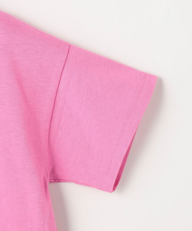 ANY KIDS 【綿100%】バックプリント オーバーサイズTシャツ ピンク×スイーツ