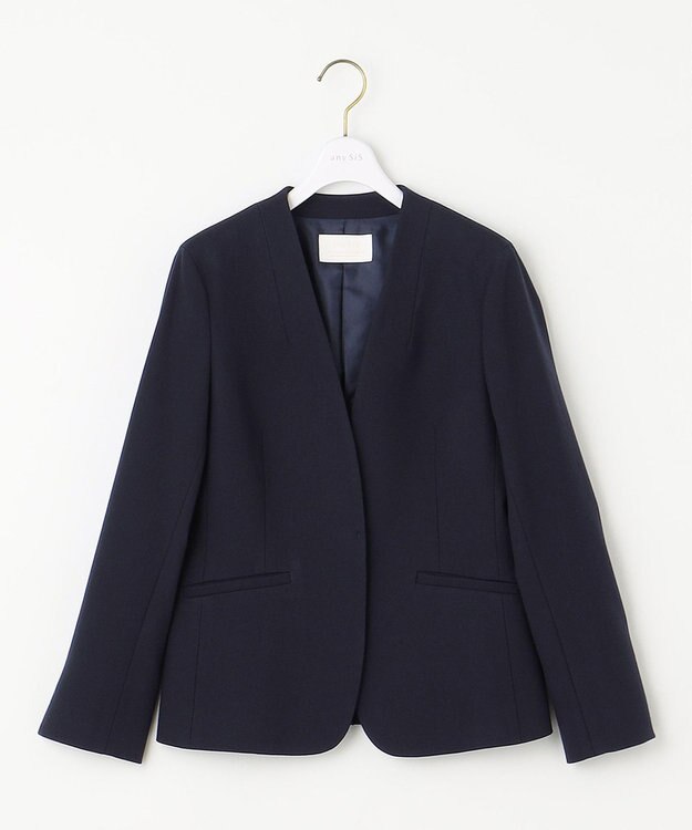 ANY SIS L 【セットアップ対応】サーモ2WAYストレッチ ジャケット ネイビー