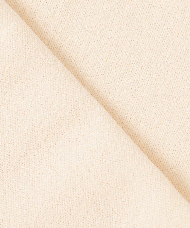 ANY SIS 【洗える】バイカラー ポロニット アイボリー