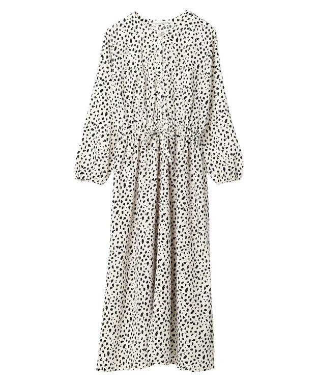 Green Parks ・ＥＬＥＮＣＡＲＥ　ＤＵＥ　ダルメシアンワンピース Ivory