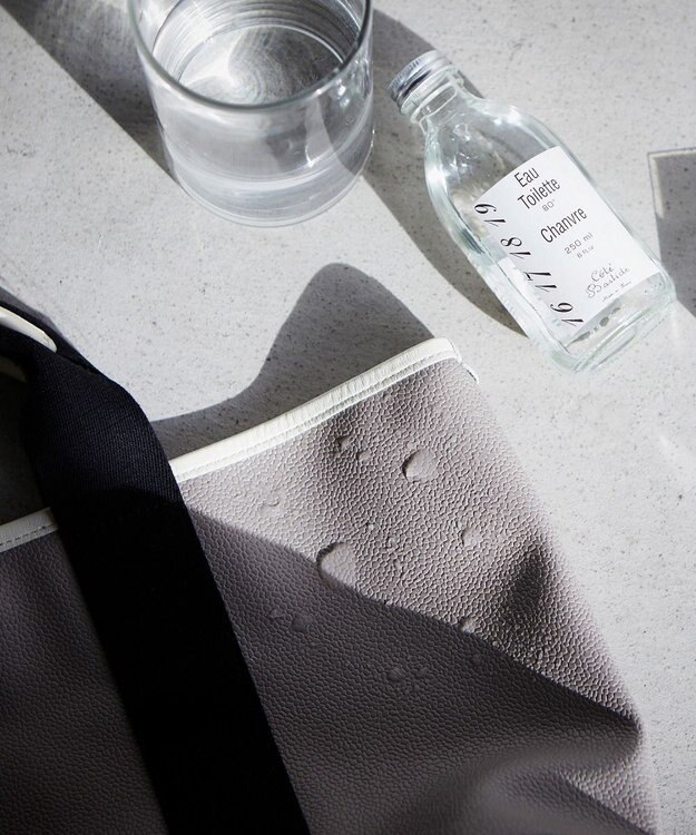 TOPKAPI 【Breath TOPKAPI】SCOTCH GRAIN スコッチグレイン ネオレザー サコッシュ スマホ ショルダーバッグ ライトグレー