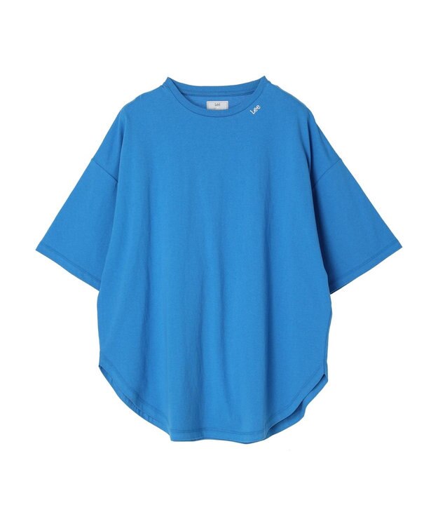 earth music&ecology Ｌｅｅ×ｅ．ｍ．ａ．ｅ　ＲＯＵＮＤＨＥＭ　ＴＥＥ Blue