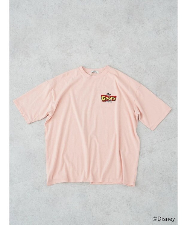 earth music&ecology Ｇｏｏｆｙ＆Ｍａｘ／バックプリントねずみＴｅｅ Light Pink