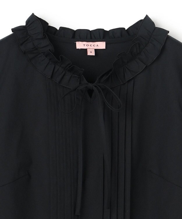TOCCA 【百田夏菜子さん着用】【消臭】FRILL SYMPHONY ブラウス ブラック系