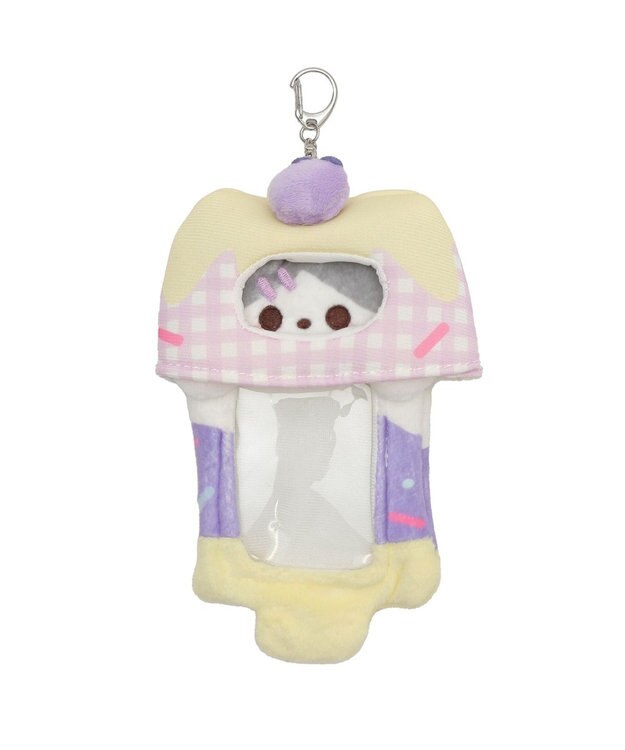 WEGO スイーツアニマルカードホルダーリールキーホルダー 柄1